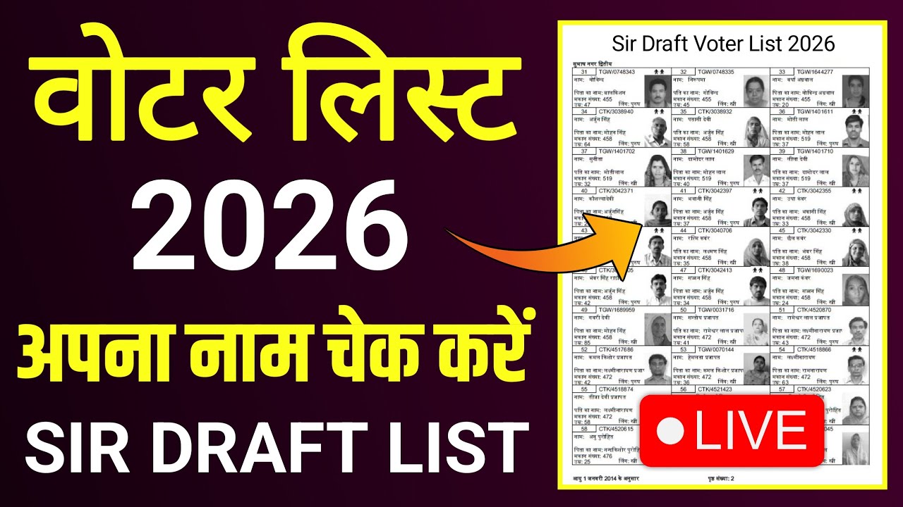 Voter List 2026: Check Names & Download Online 🗳️