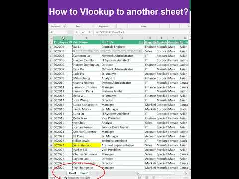 VLOOKUP to Another Sheet | Easy Steps|