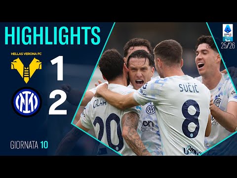 Hellas Verona Inter | 1-2 | Gli Highlights | Lega Serie A 2025 | inter hellas verona