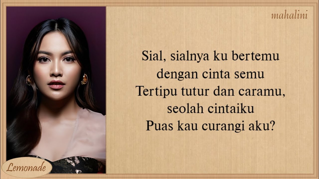 Mahalini Sial Lyrics 🎶