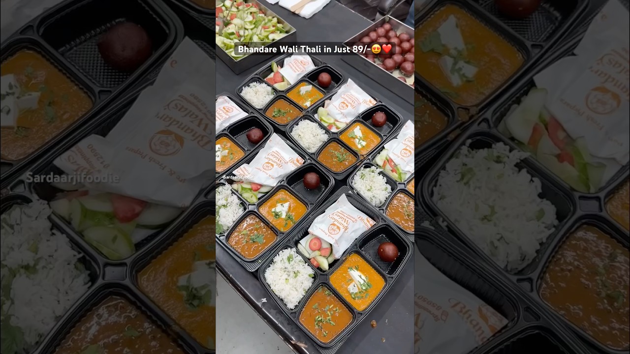 Bhandare Wali Thali for Just ₹89😍