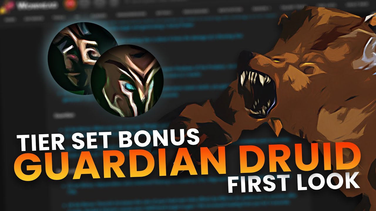 Guardian Druid Tier Set: Is It Good? 🛡️
