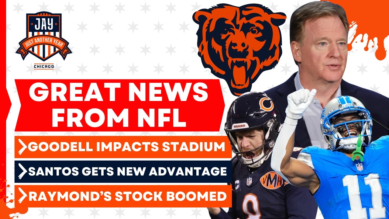 Goodell Supports Bears' Stadium & Rules Changes 🏟️