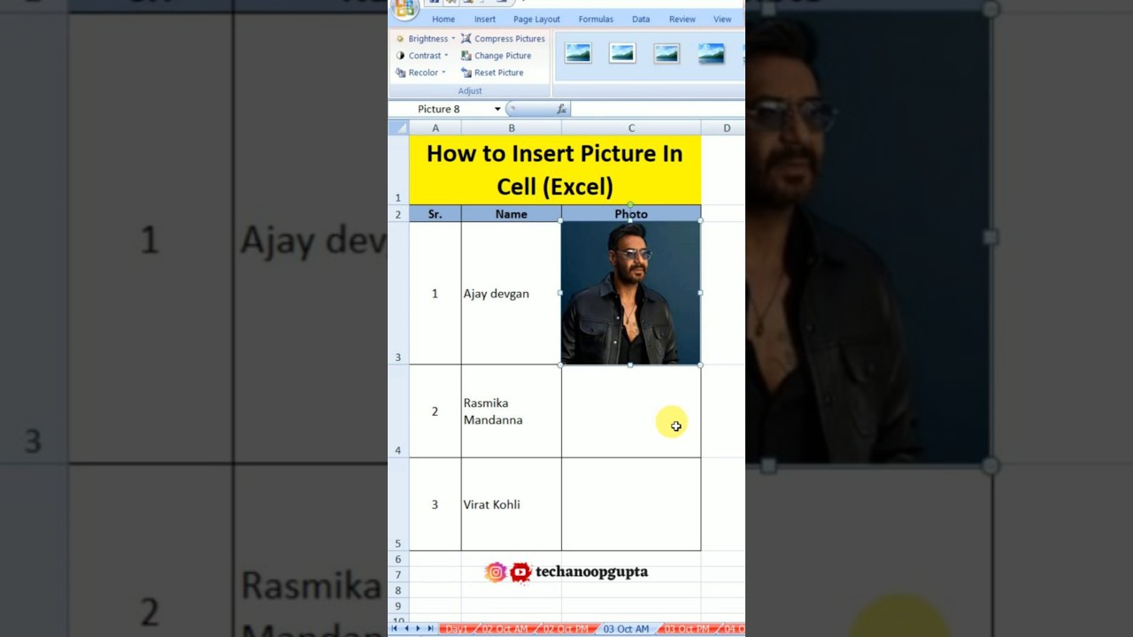 Insert Image into Excel Cell 📊
