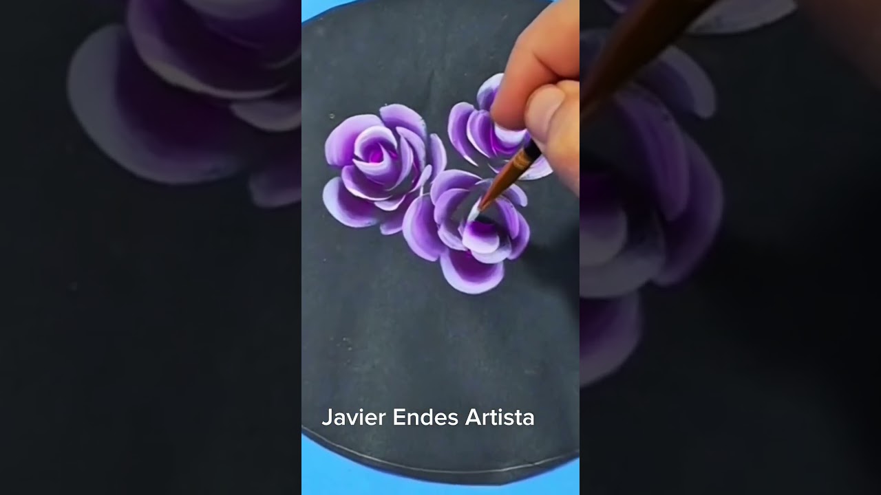Técnica de Pintura para Flores 🌸 desde Cero