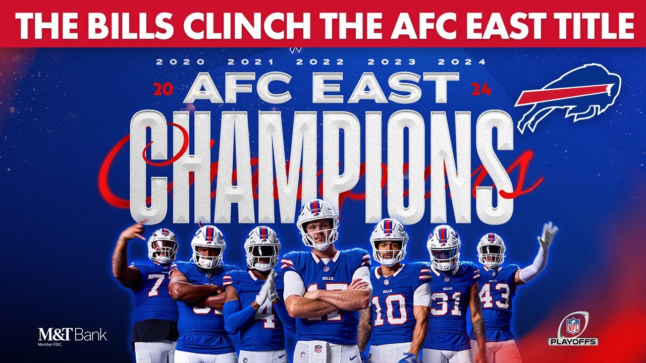 Buffalo Bills Clinch AFC East Title 🏆