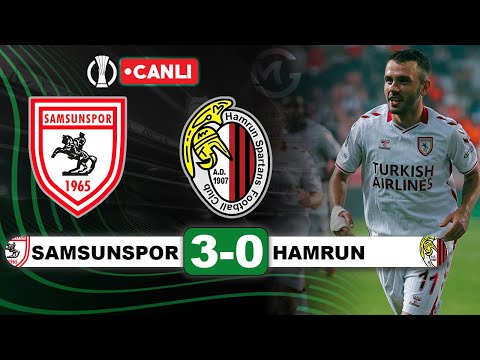 Samsunspor 3-0 Hamrun / Konferans Ligi Canlı Yayın