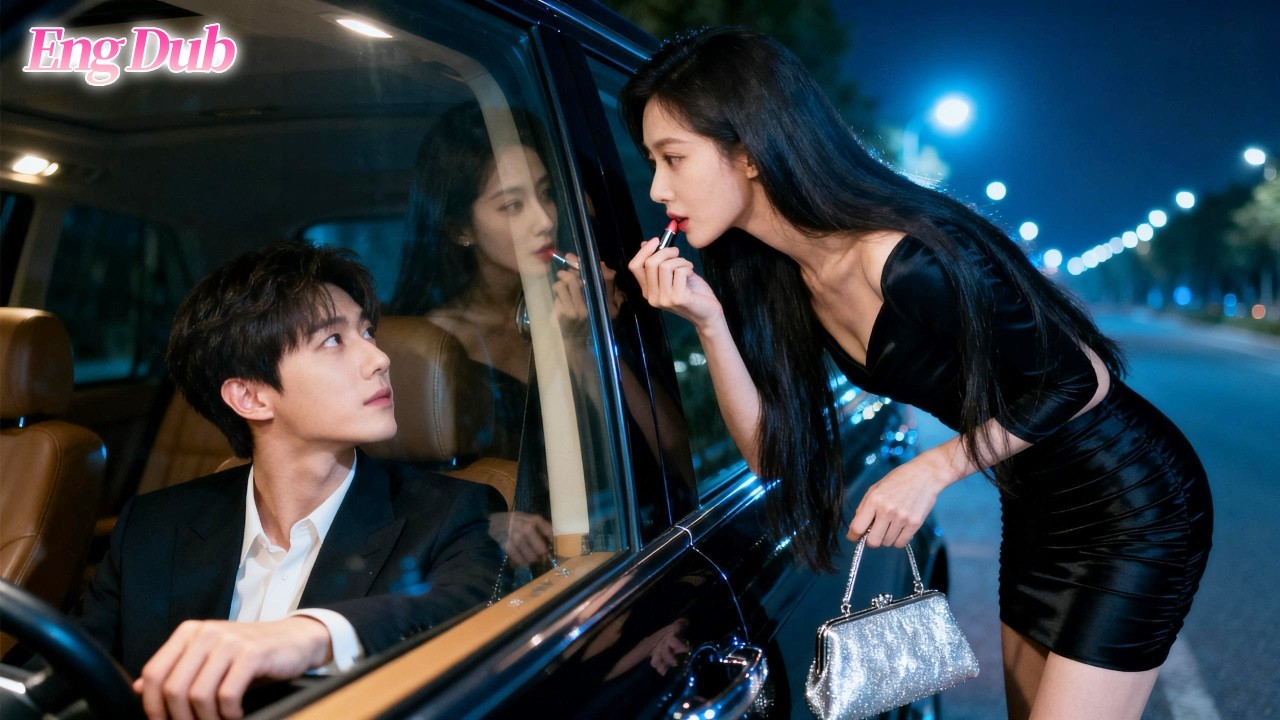 The girl used the car window as a mirror—unaware the CEO inside saw it all and fell in love with her