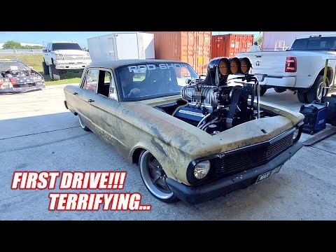 Our First Time Driving WAR BIRD!!! This Thing is INSANE!! (1,700hp Australian Burnout Car)