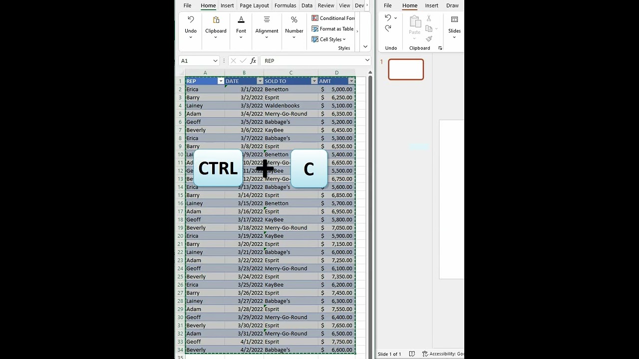 Embedding Excel Spreadsheets in PowerPoint for Automatic Updates