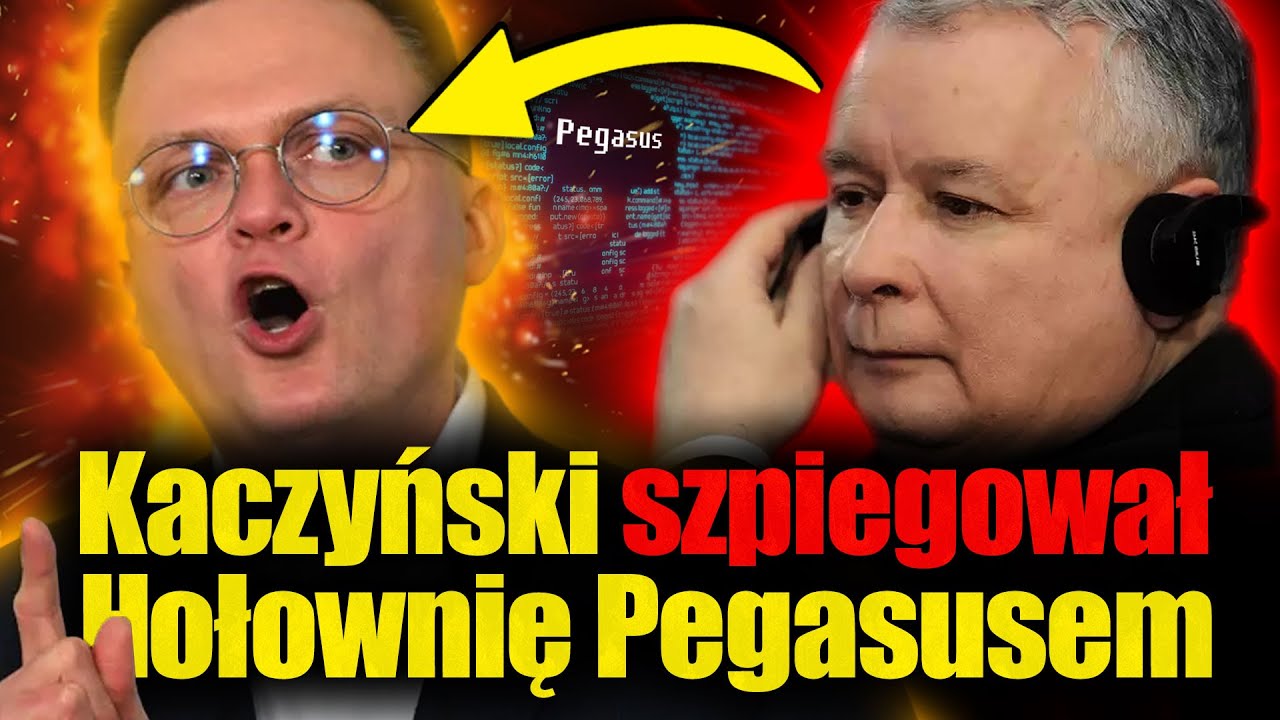 Kaczyński rzekomo szpiegował Szymona Hołownię za pomocą Pegasus 🕵️‍♂️