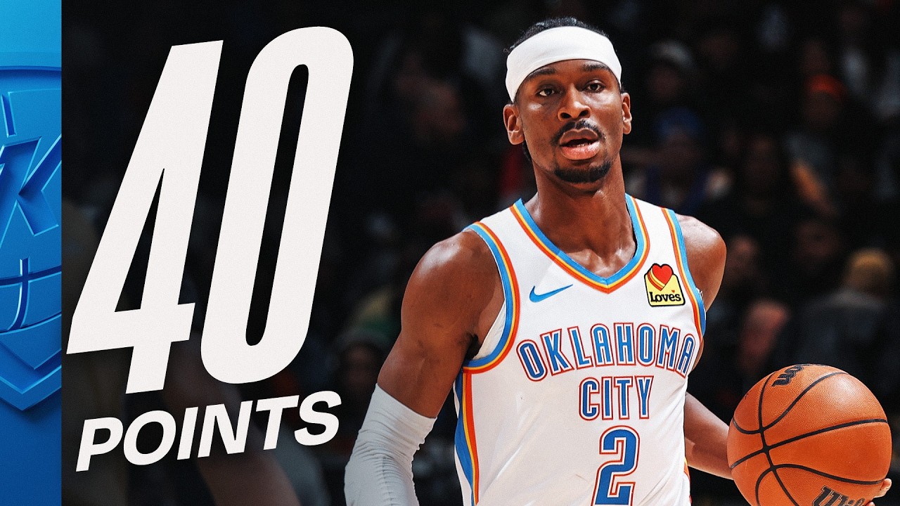 SGA Scores 40+ Points in DC Game 🔥