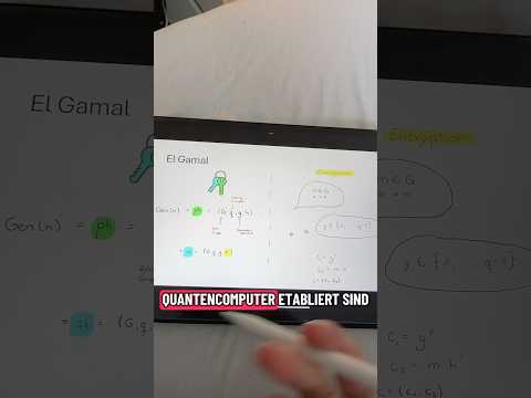 El Gamal #informatik #ninailenna #mathe #studium #kryptographie