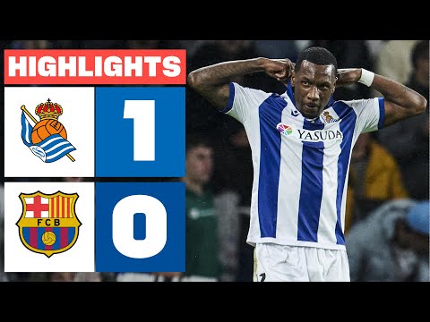REAL SOCIEDAD 1 - 0 FC BARCELONA I RESUMEN LALIGA EA SPORTS