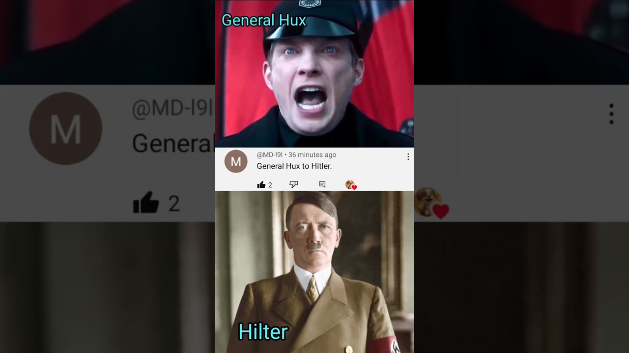 Connecting General Hux to Hitler 💀