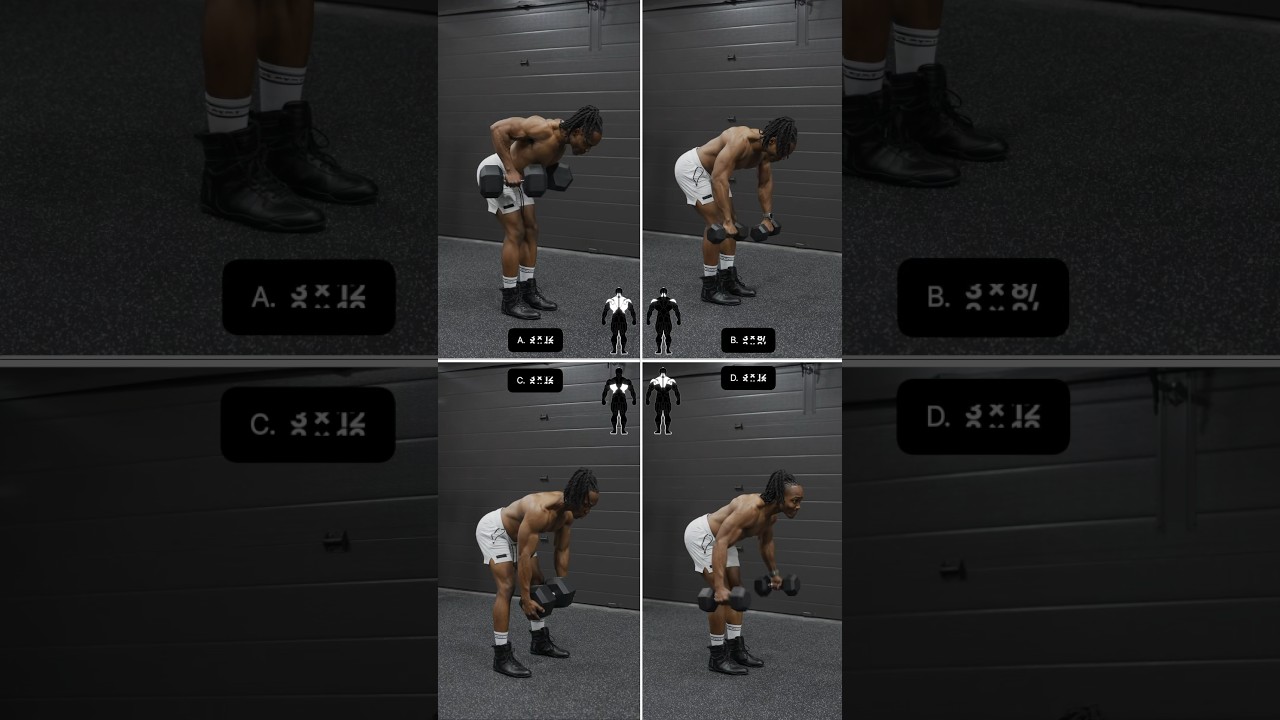 Dumbbell Back Day Workout 💪