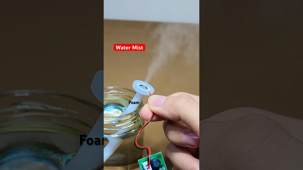 Piezo Water Atomiser #electronics #diyelectronics #diykit