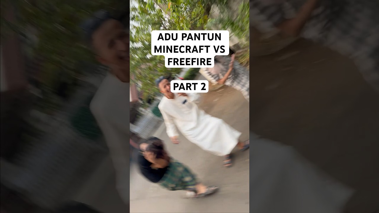 Minecraft vs FreeFire: Adu Pantun Part 2