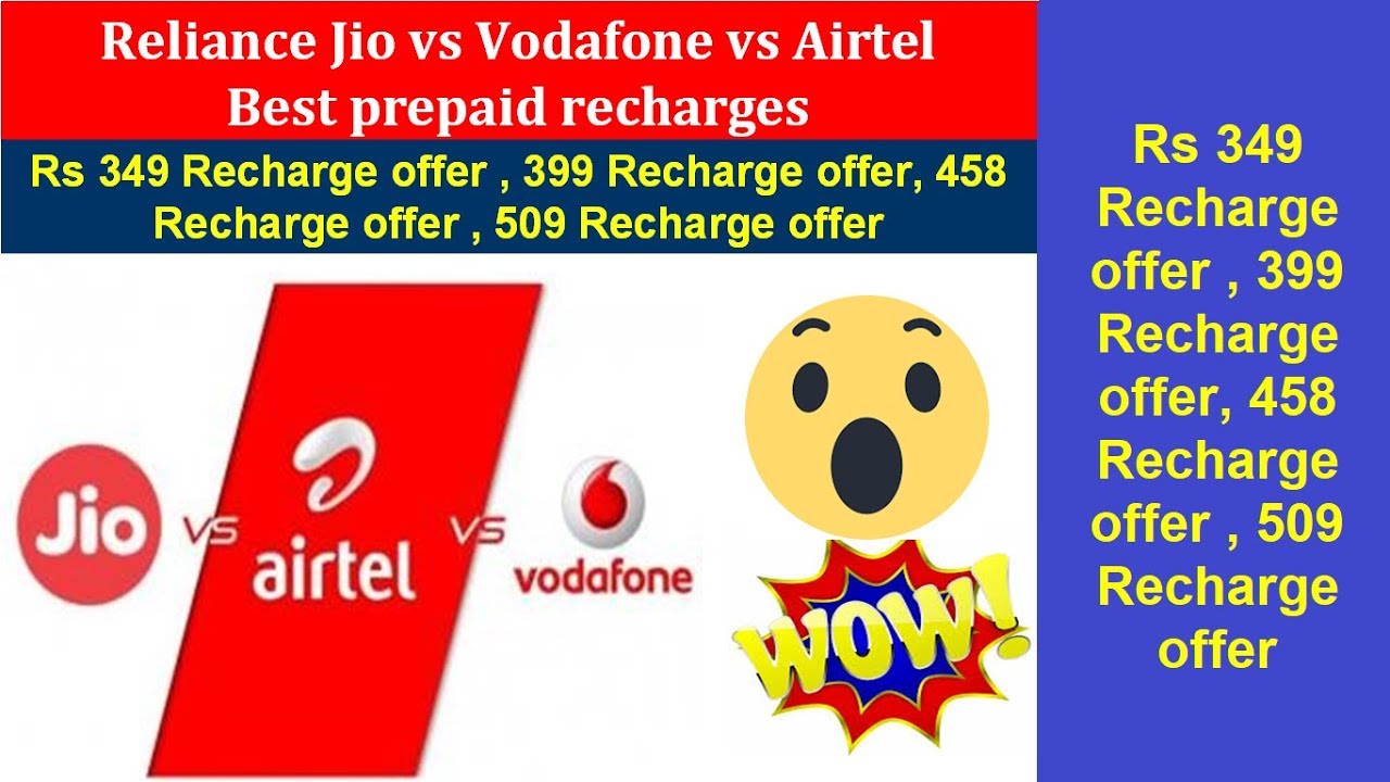Top Prepaid Plans 2018: Reliance Jio, Vodafone & Airtel 📱