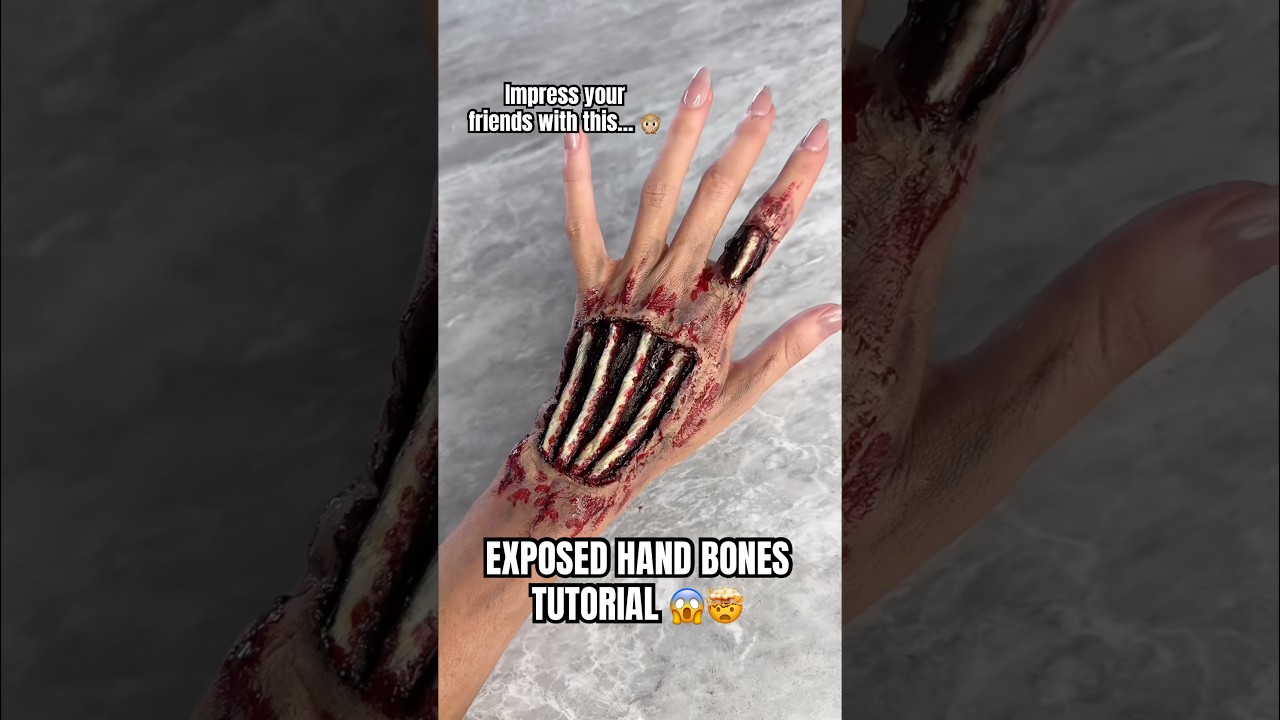 SFX Hand Bones Halloween Tutorial 😱
