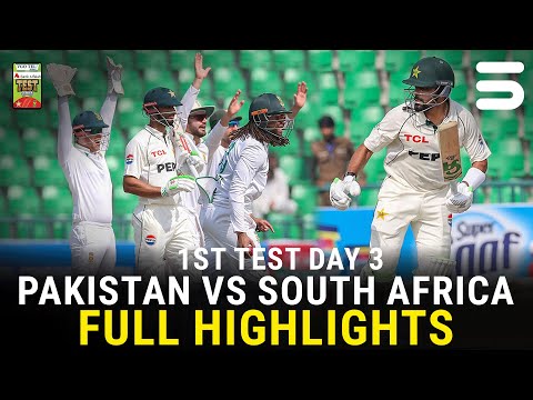 Full Highlights | Pakistan vs South Africa Test Series 2025 | 1st Test Day 3 | PCB | M3U1U