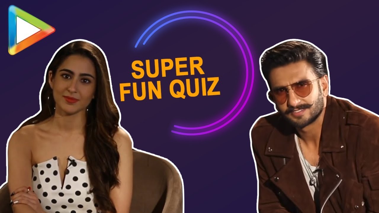 ENTERTAINING- Ranveer Singh-Sara Ali Khan’s SUPERB QUIZ on ‘Bollywood Cop Drama’