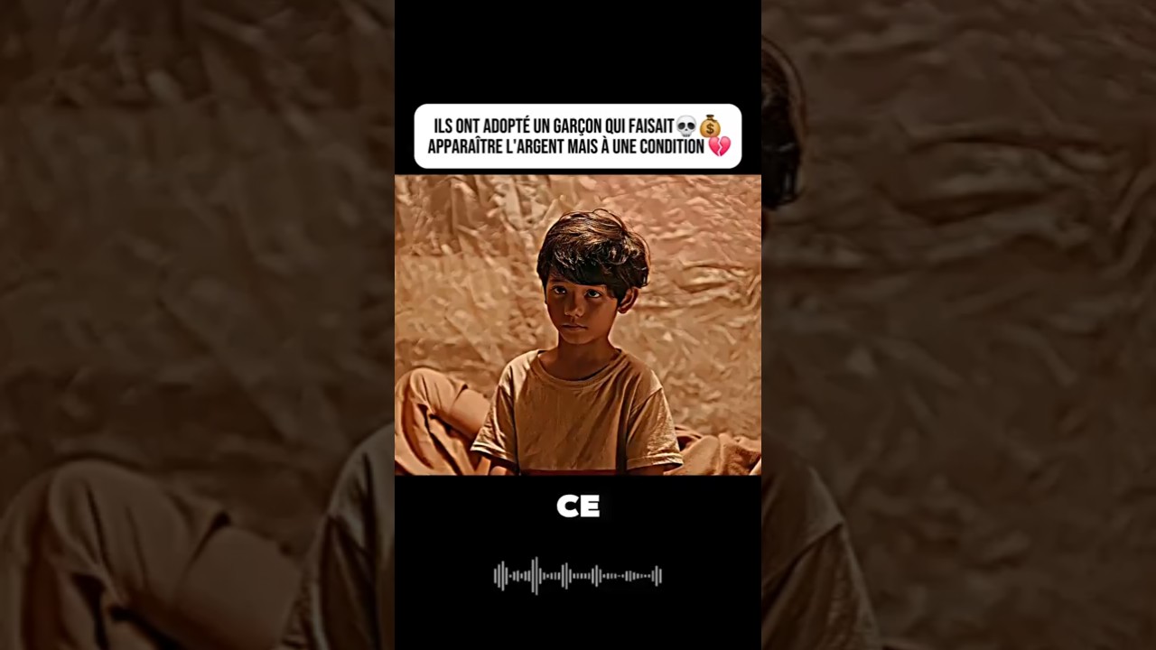 Ils adoptent un garçon qui fait apparaître de l'argent : découvrez la condition surprenante ! 💰