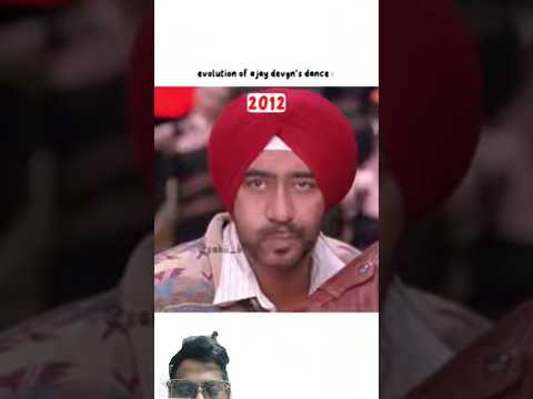 Ajay Devgan Dance Evolution 🤣🤣 #shorts #ajaydevgannewsong #song #pehlatudujatu #bollywood #funny