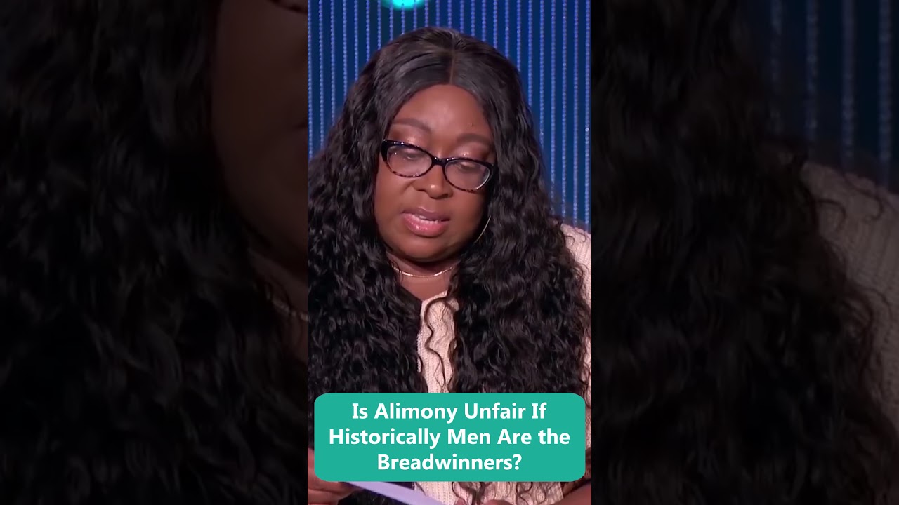 Is Alimony Fair When Men Are Usually the Breadwinners? 🤔