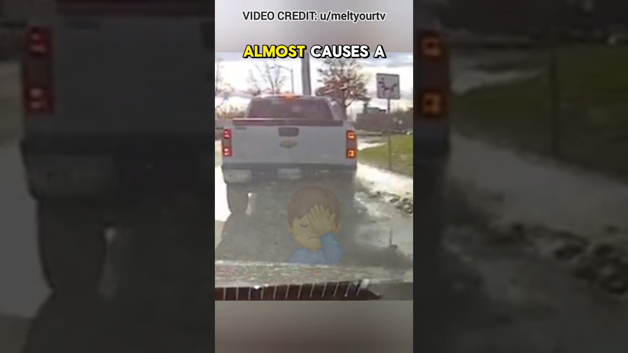 Crazy Driver Causes Near Accident 🚗