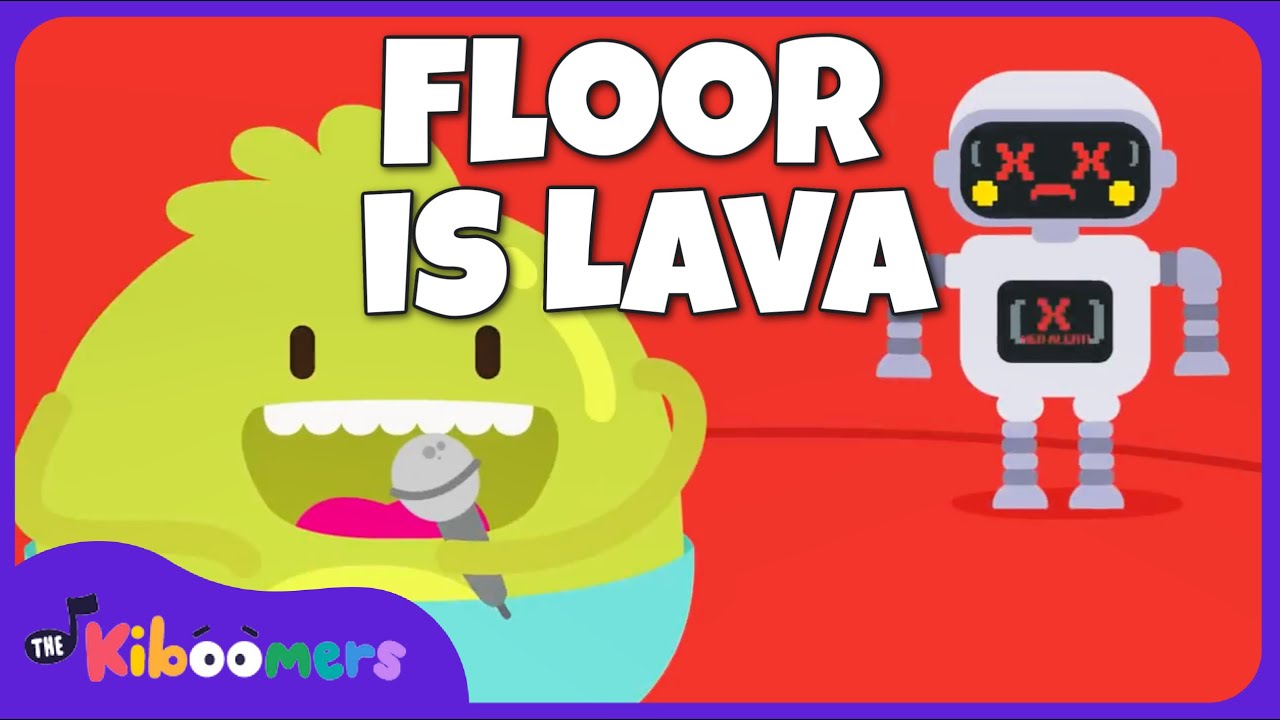 Floor Is Lava Song by The Kiboomers 🕺
