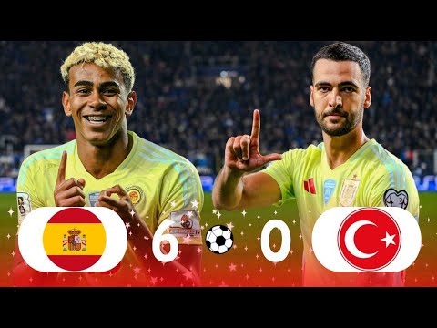 Spain vs Turkey 6-0 | Highlights & Goals 2025 ⚽