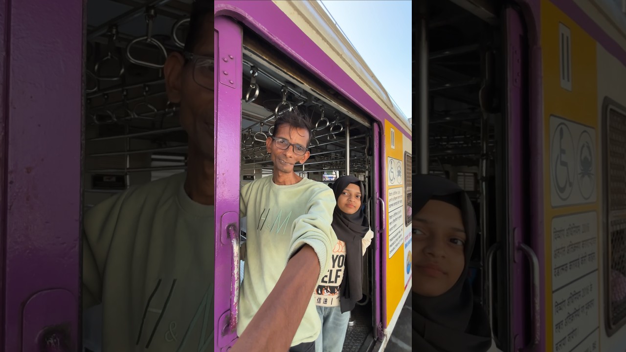 Mumbai Local Journey Through Dharavi and Mahim | Short Video