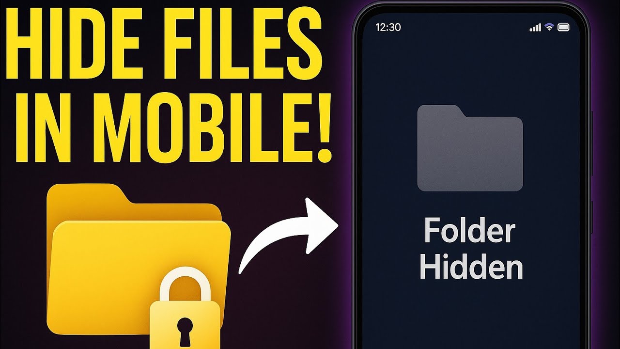 How to Hide Files & Folders in Mobile Without Any App | 2025 Secret Trick