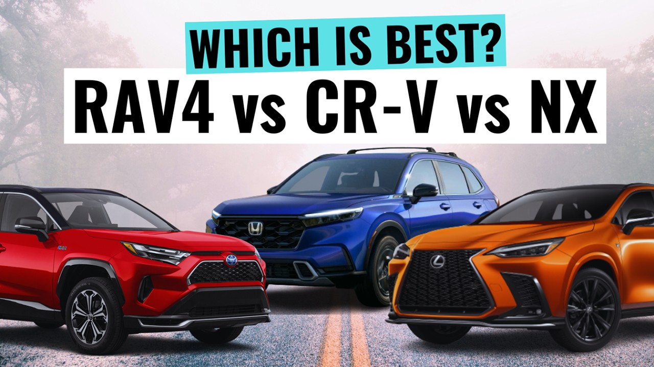 2024 RAV4 Hybrid vs Honda CR-V Hybrid vs Lexus NX 350h 🚗