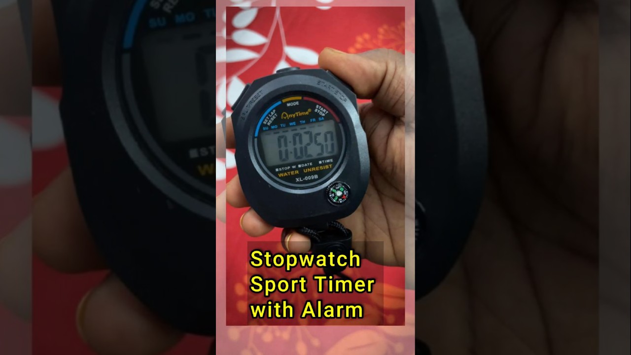 Unboxing: Electronic Sport Stopwatch with Alarm ⏱️