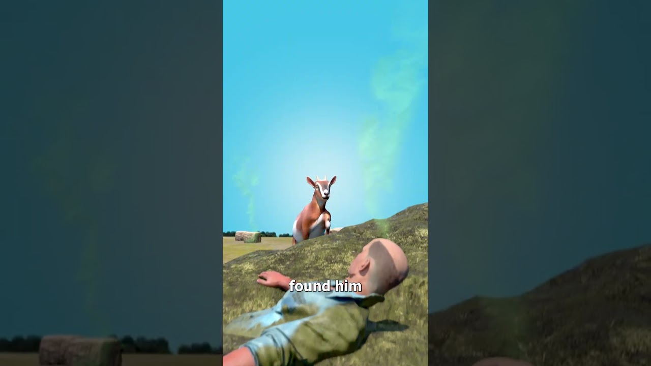 Rescued from Manure by a Heroic Goat 🐐