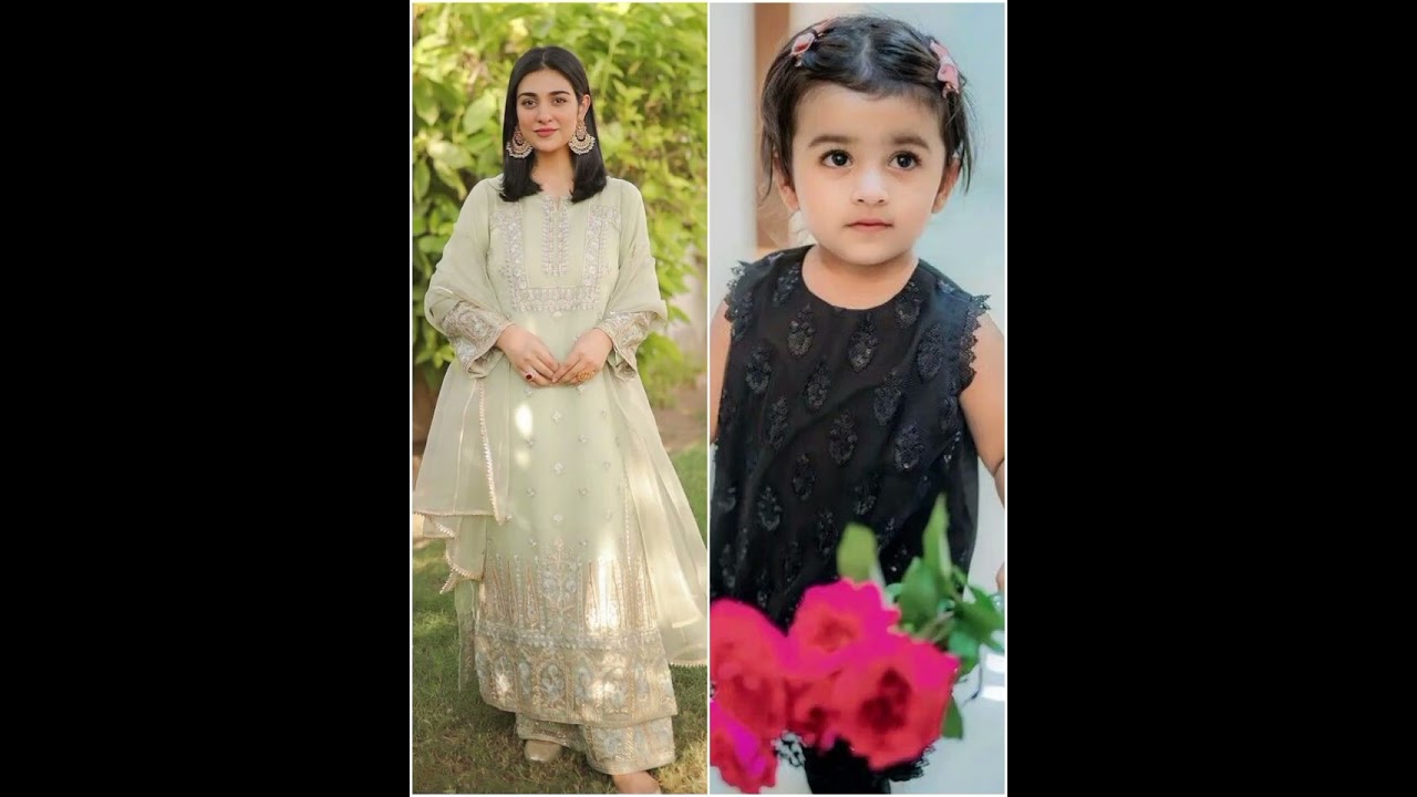 Actress with their daughters ♥️🥰#pakistaniactresse #daughter photoshoot#fashion
