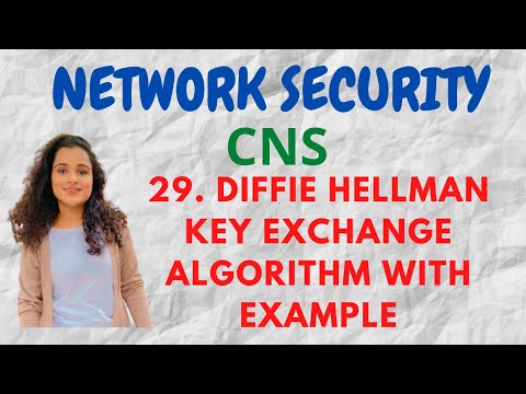#29. Diffie Hellman Key Exchange Algorithm - Asymmetric key cryptography |CNS|