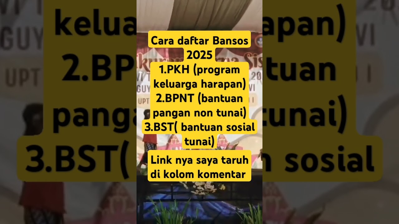 Panduan Daftar Bansos 2025 📝