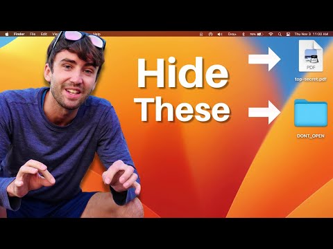 How to Hide ANY File or Folder on Mac