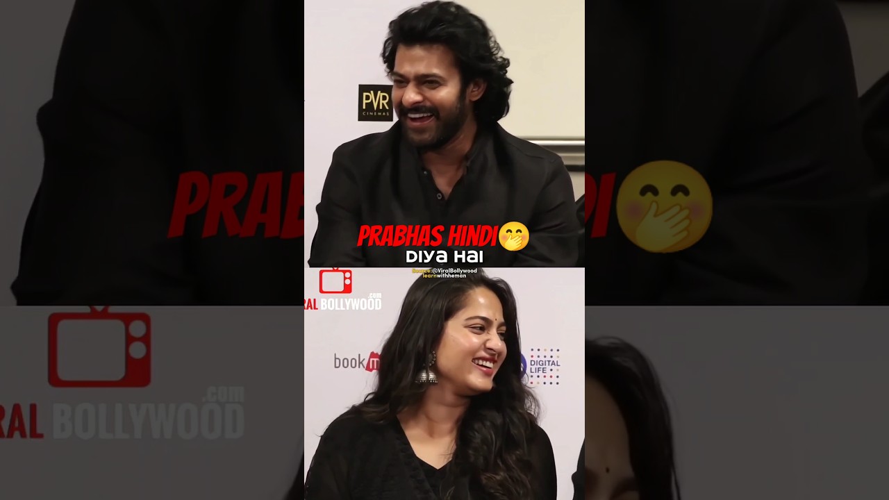 Prabhas Speaks Hindi for Fans in New Interview 🇮🇳