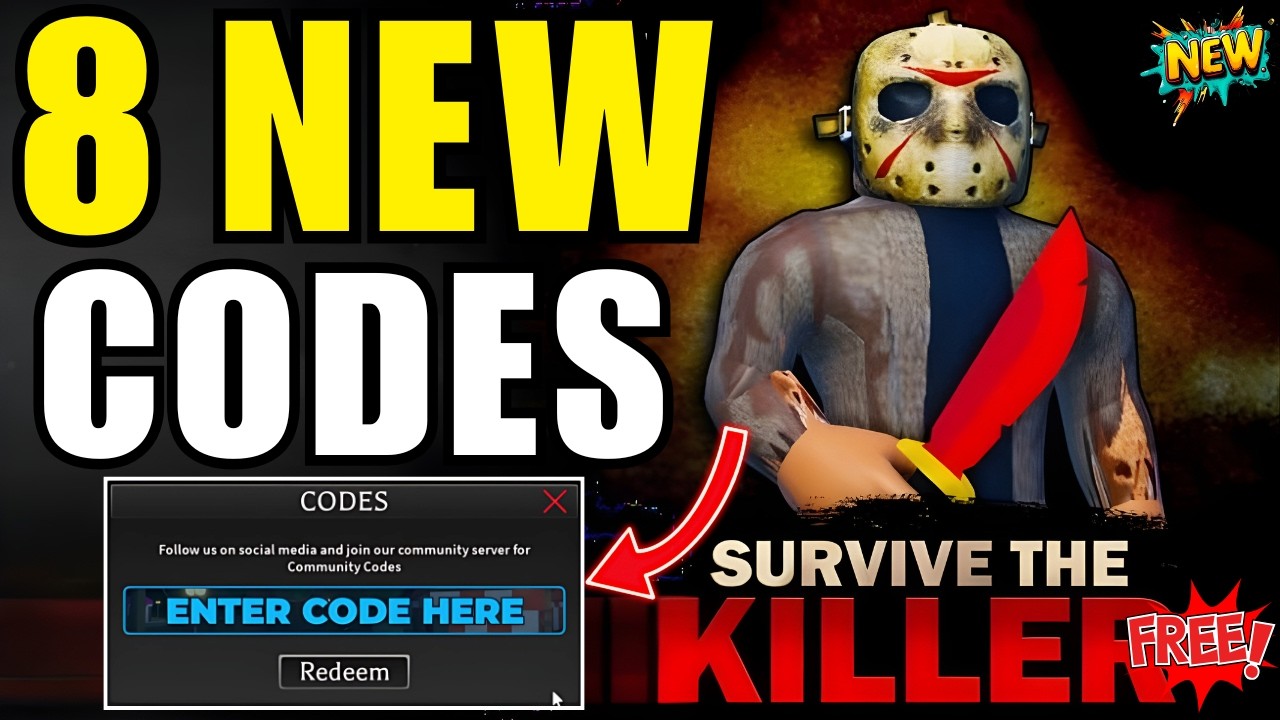 March 2025 Survive the Killer Codes 🕹️