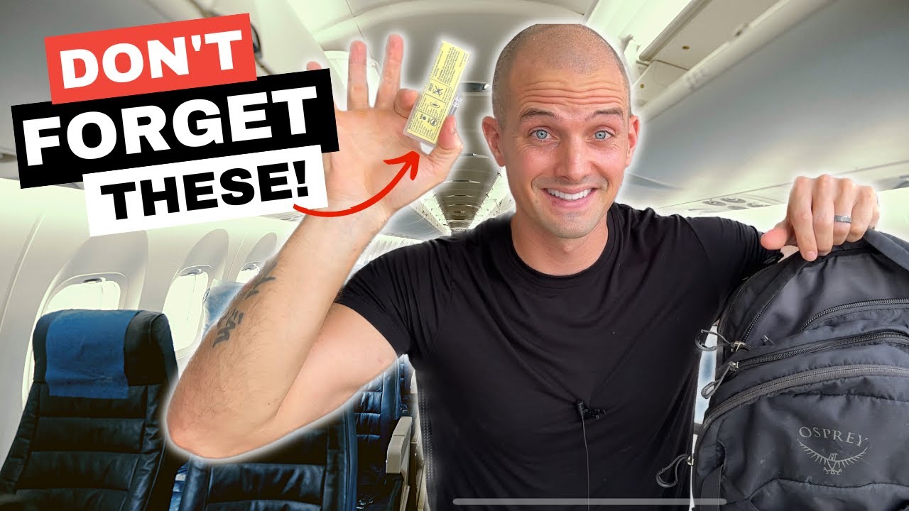 Long Flight Essentials: What to Pack ✈️