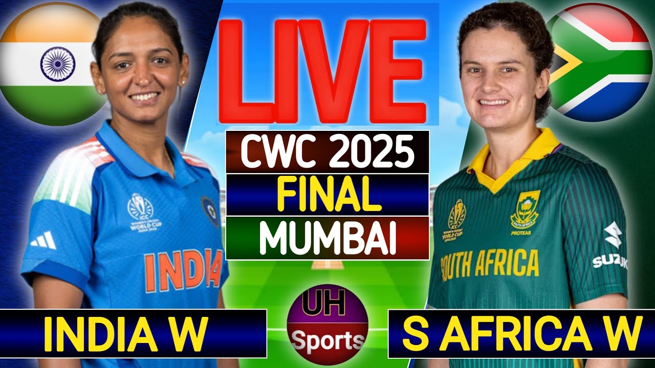 Women’s World Cup Final: India vs South Africa LIVE 🏏 | Watch the Exciting Clash Today