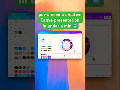save this video for when you procrastinate 🔥📌 #canva #presentation #students #graphicdesign