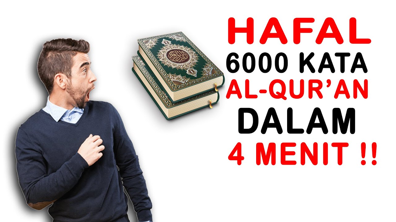 Belajar Arab Mudah: Hafal 6000 Kata Al-Qur'an dalam 4 Menit