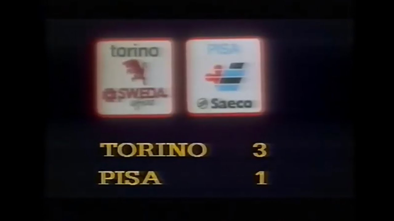Highlights: Torino Calcio vs Pisa 3-1 (17 Jan 1988) at Comunale Stadium ⚽
