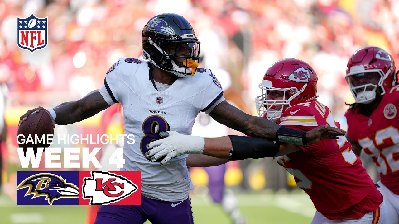 Epic Showdown: Baltimore Ravens vs Kansas City Chiefs | 2025 NFL Week 4 Highlights 🏈