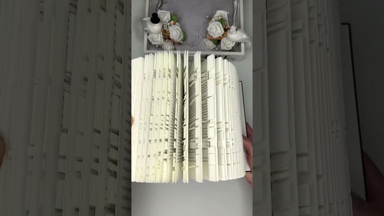 Couple Book Art ❤️ Fold & Cut Craft